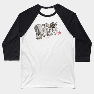 Party in the U.S.A. - Greatest Karaoke Songs Vintage Baseball T-Shirt